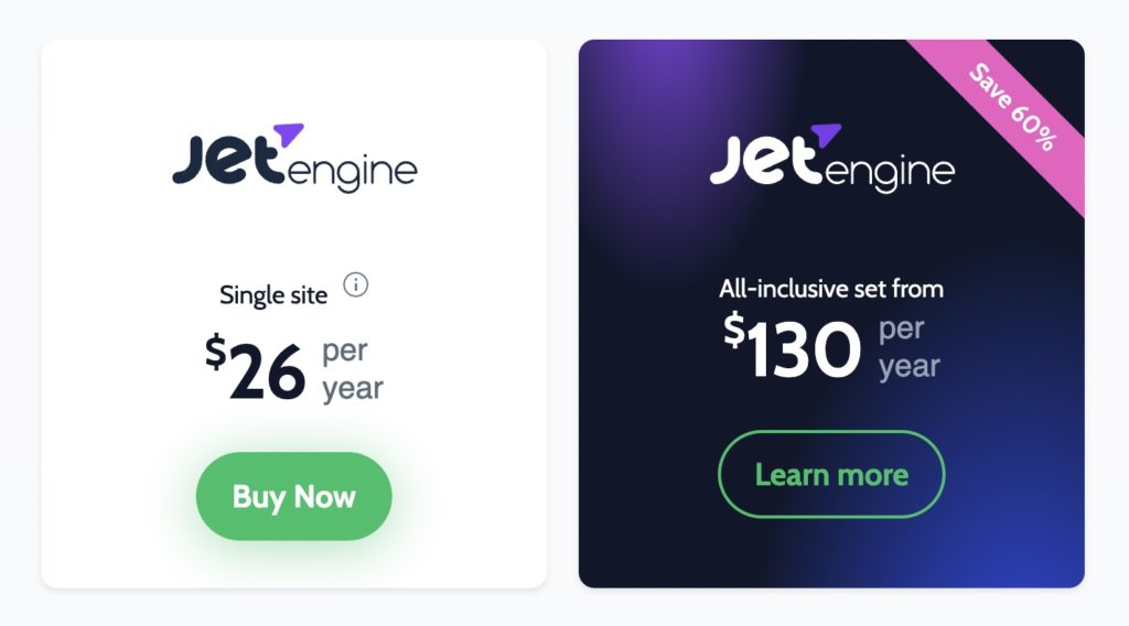 JetEngineの値段